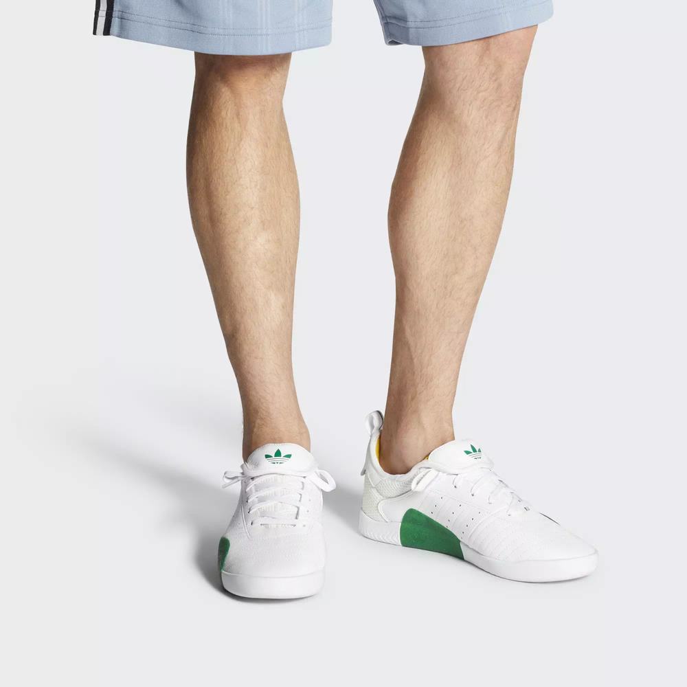 Adidas 3ST.003 Tenis Para Skate Blancos Para Hombre (MX-12101)